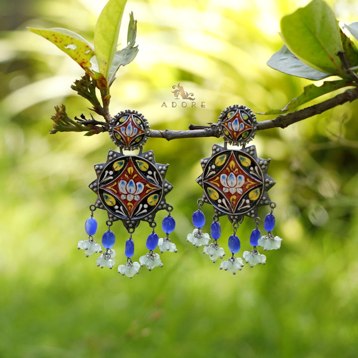Hand Painted Rohitha Earring