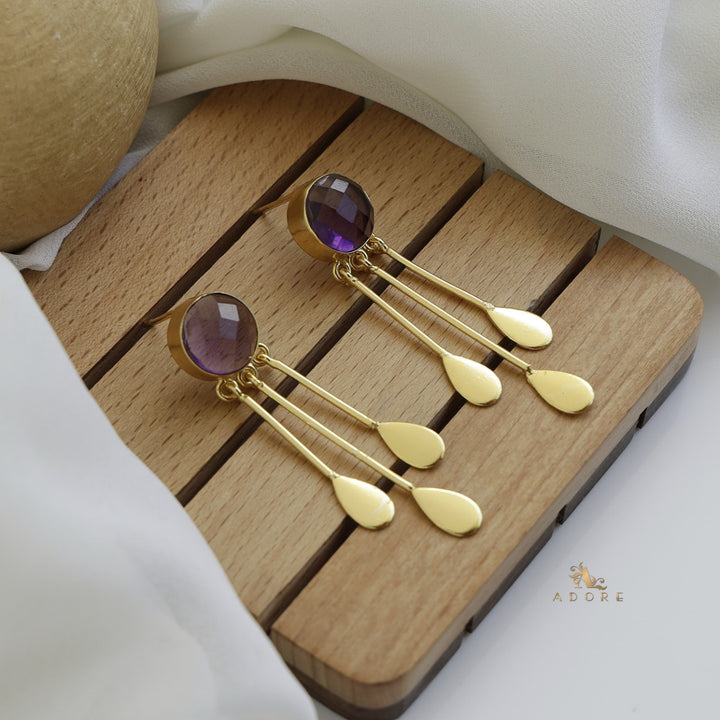 Shonika 3 Pendulum Earring