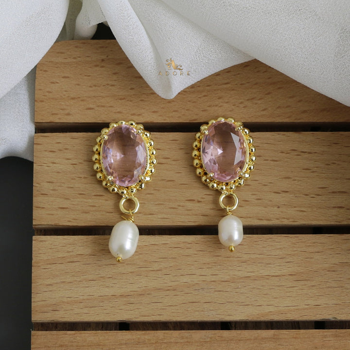 Goldi Glossy Oval Earring