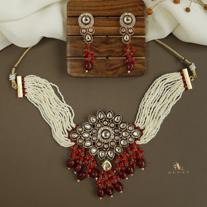 Dhamayika Kundan Choker With Earring