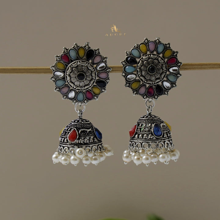 Neyola Flower Jhumka