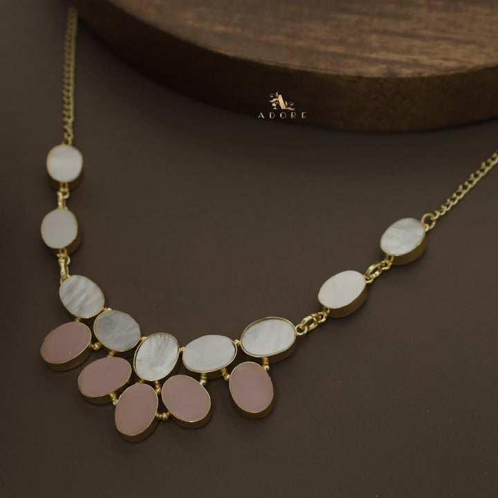 Callum MOP + Raw Stone Neckpiece