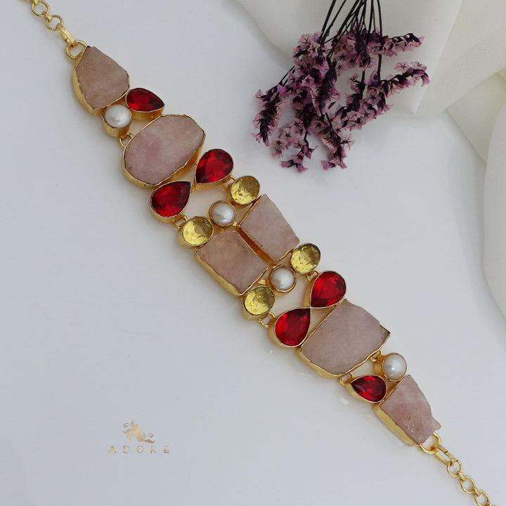 Dario Rose Quartz Choker