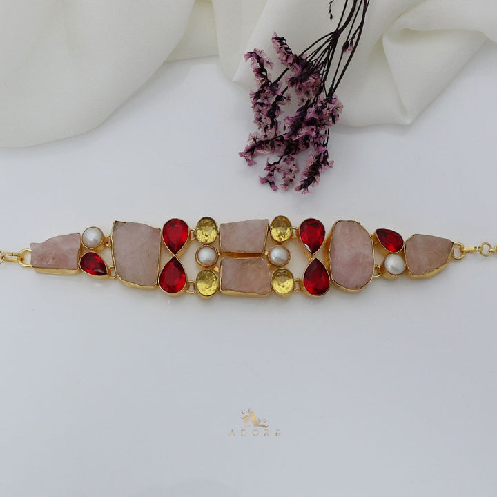 Dario Rose Quartz Choker